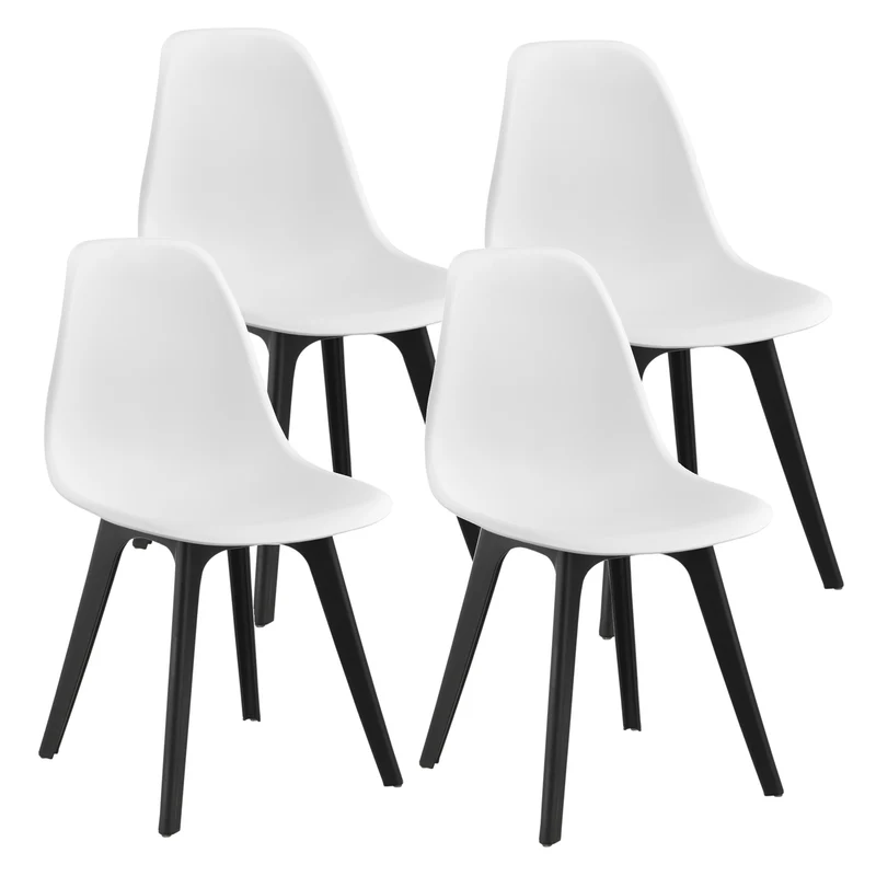 Set de 4 sillas de comedor Brevik 83x54x48 cm en varios colores en.casa