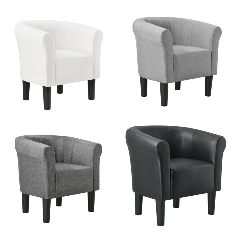 Sillón Jelgava 70x70x58 cm en varios colores y acabados [en.casa]