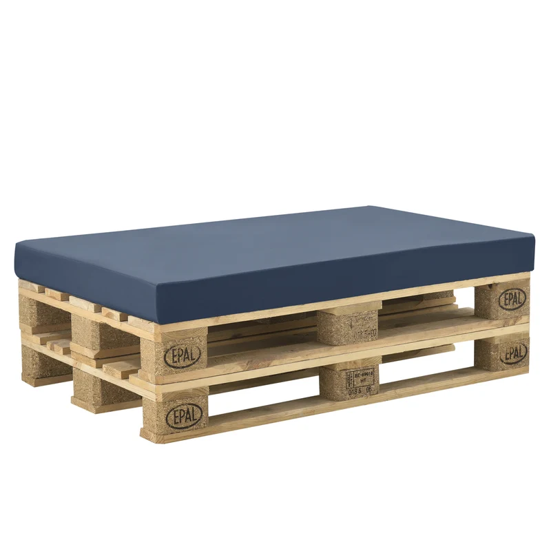 Funda para cojín de palet 120x80x10 cm resistente al agua nuevo.casa