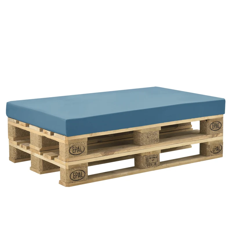 Funda para cojín de palet 120x80x10 cm resistente al agua nuevo.casa