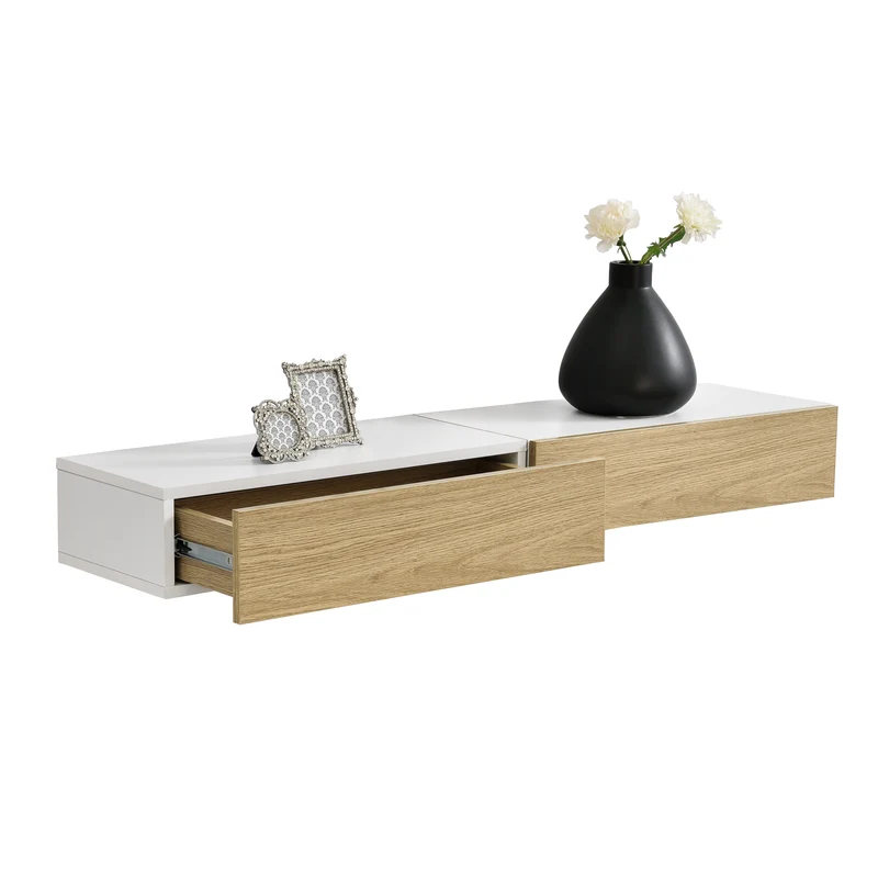 Estantería de pared Lekness con cajón en varios colores en.casa