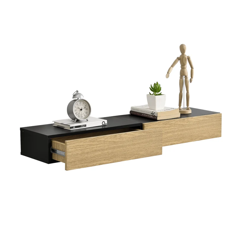 Estantería de pared Lekness con cajón en varios colores en.casa
