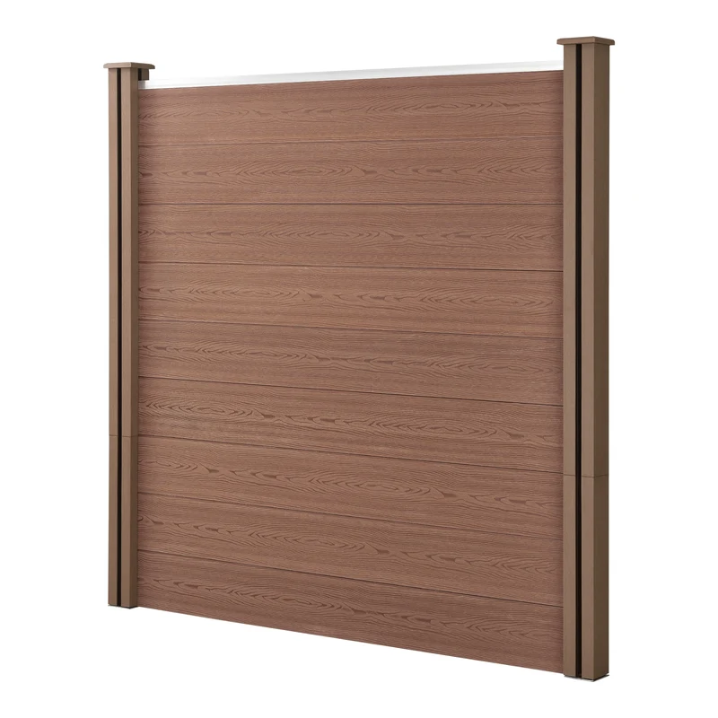 Valla de jardín Segovia WPC en varias versiones [neu.holz]