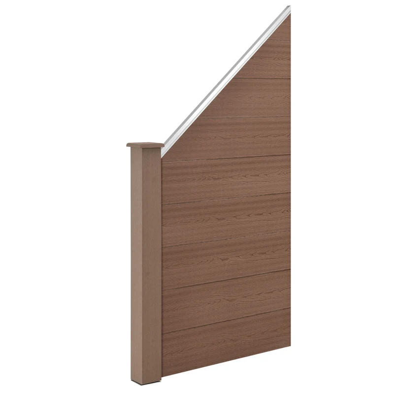 Valla de jardín Segovia WPC en varias versiones [neu.holz]
