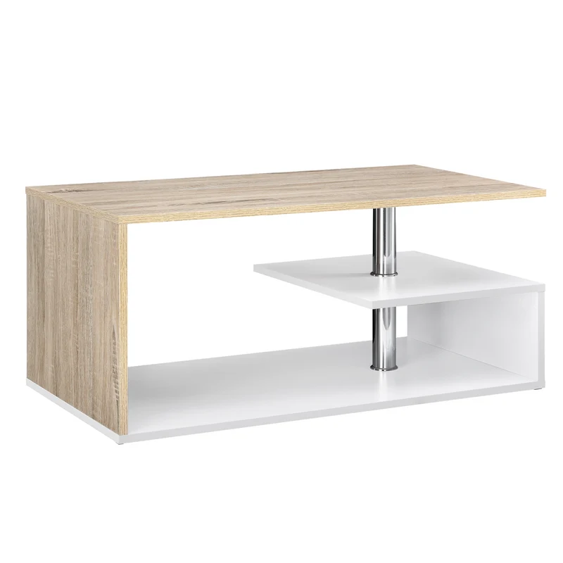 Mesa de centro Haarlem 90x50x41 cm [en.casa]
