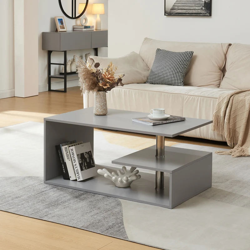 Mesa de centro Haarlem 90x50x41 cm [en.casa]