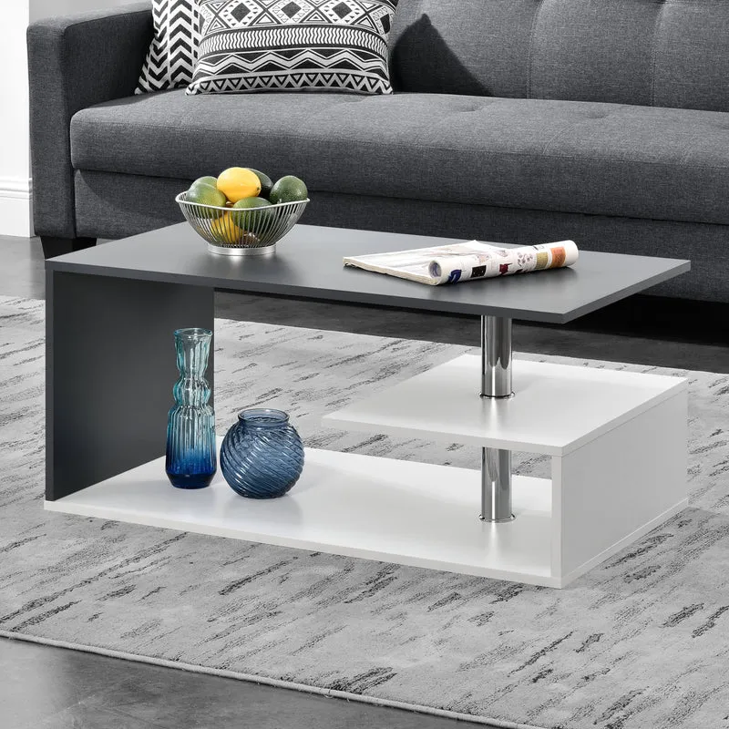 Mesa de centro Haarlem 90x50x41 cm [en.casa]