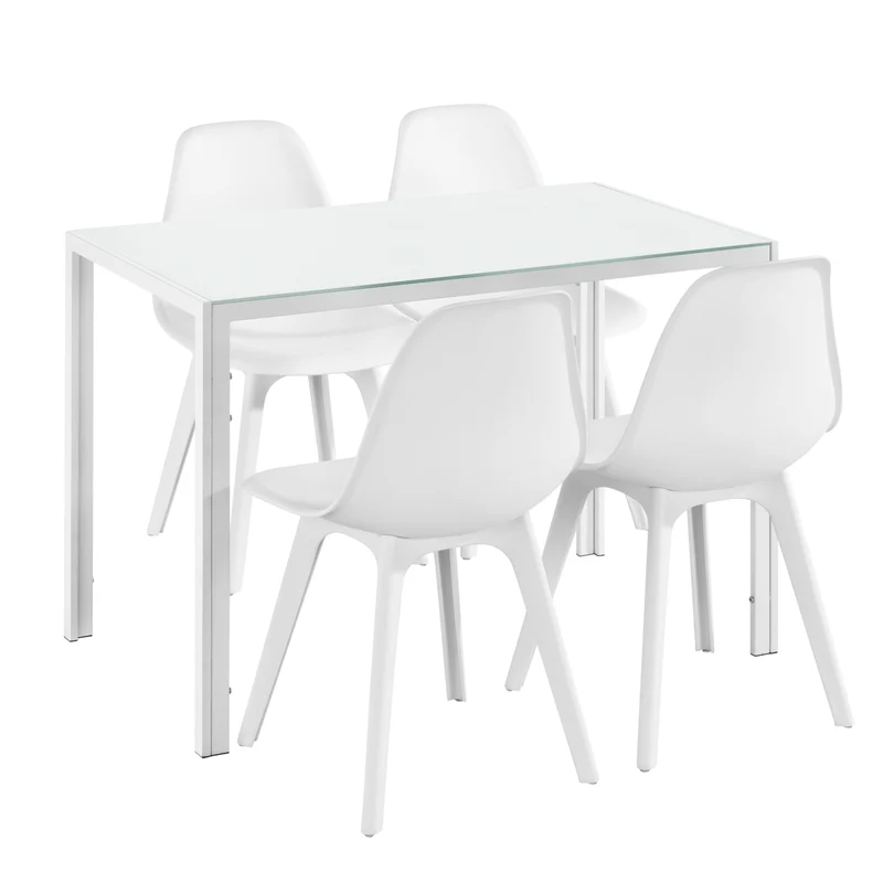 Grupo de comedor Stathelle de 5 piezas en varios colores en.casa