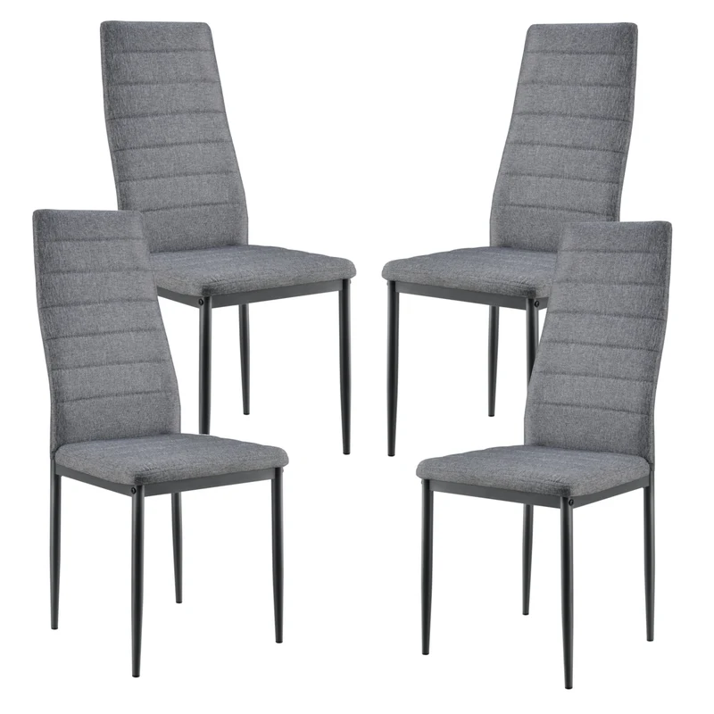 Silla Lidköping gris en varios juegos en.casa