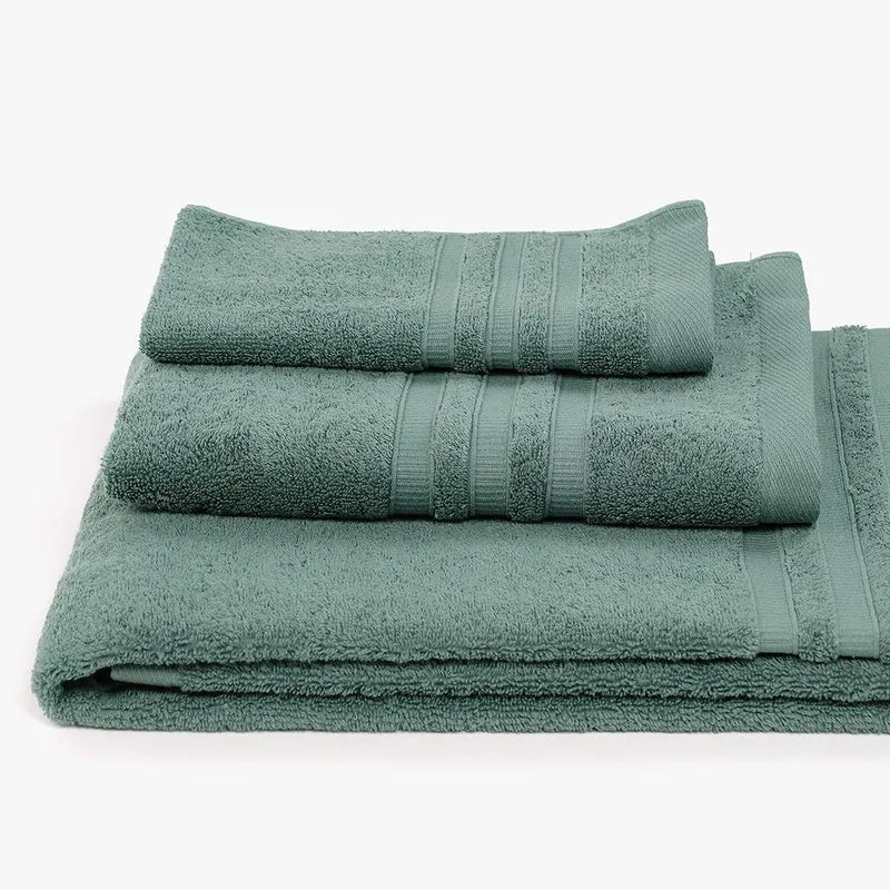 Toalha de Mãos Algodão Verde Escuro 4EVERYDAY