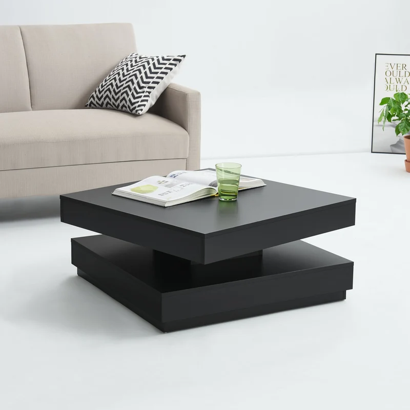 Mesa de centro Florencia 76x76x38 cm [en.casa]