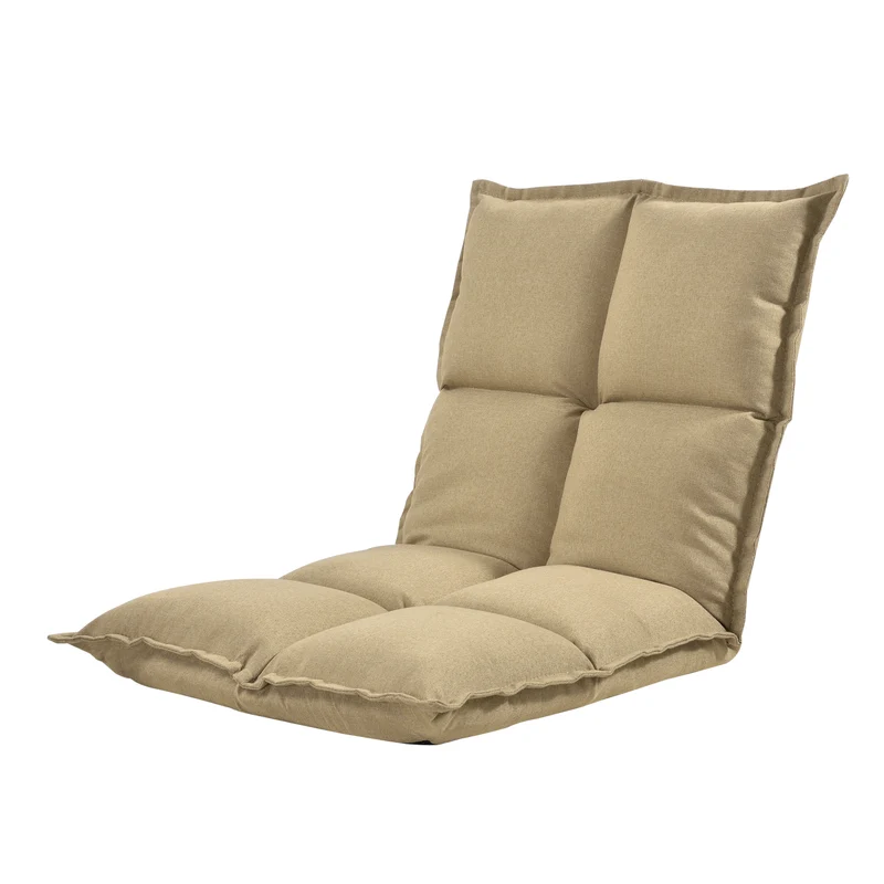 Sillón de suelo Deinze en juego de 2 ajustable [en.casa]