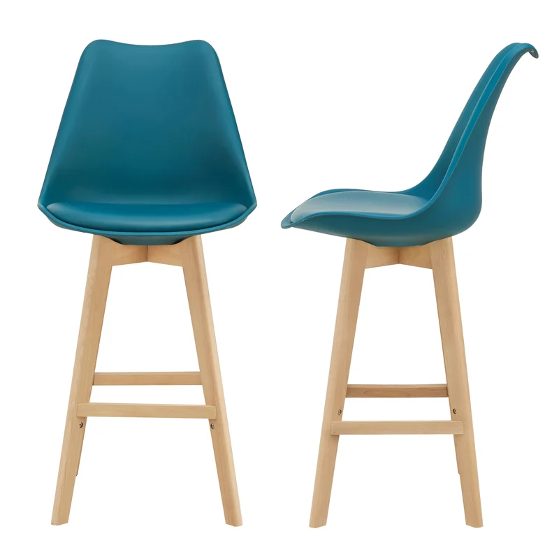 Set de 2 taburetes de bar Lublin en varios colores en.casa