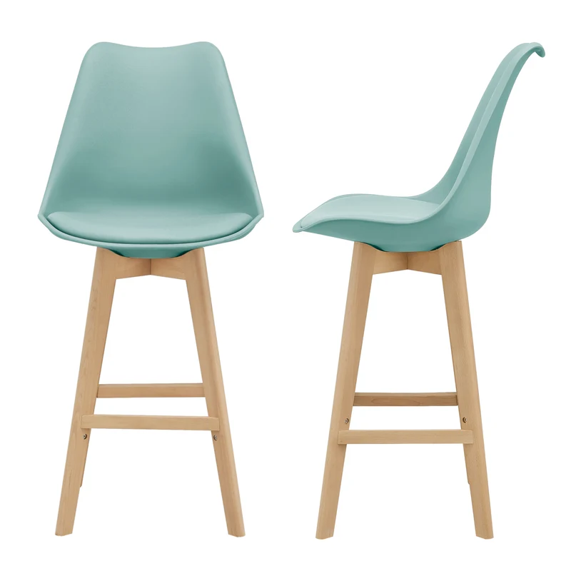 Set de 2 taburetes de bar Lublin en varios colores en.casa