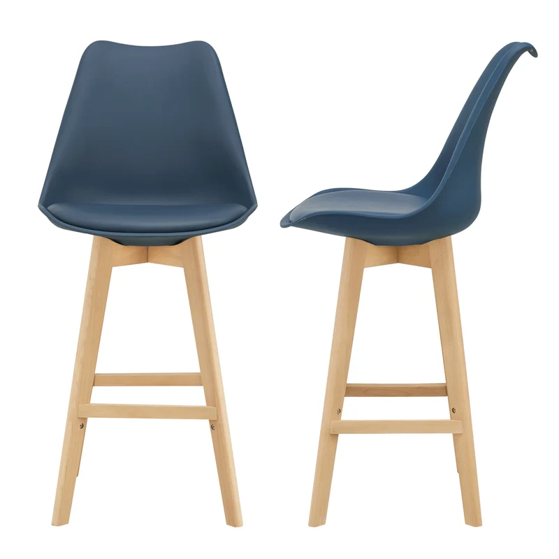 Set de 2 taburetes de bar Lublin en varios colores en.casa