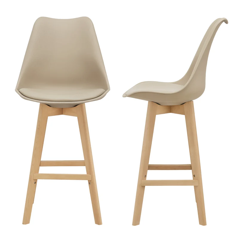 Set de 2 taburetes de bar Lublin en varios colores en.casa
