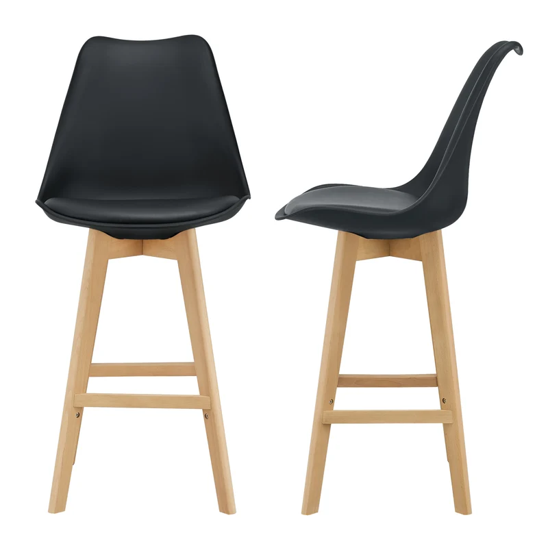 Set de 2 taburetes de bar Lublin en varios colores en.casa