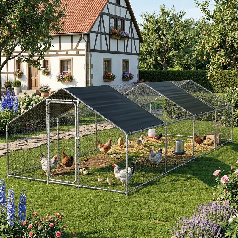 Jaula al aire libre Wels Voladero - Plata y verde escuro [pro.tec]