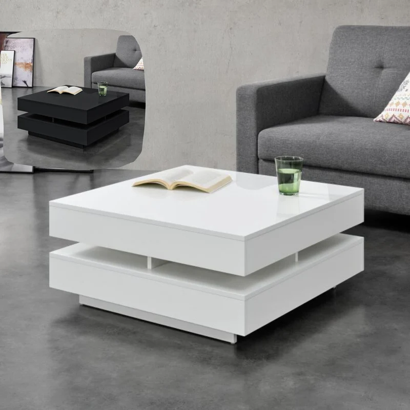 Mesa de centro Märsta 75 x 75 x 35,5 cm en varios colores en.casa
