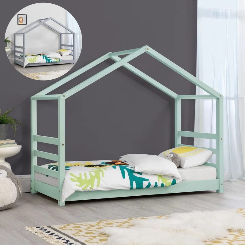 Cama casita Vardø en varios tamaños y colores en en.casa