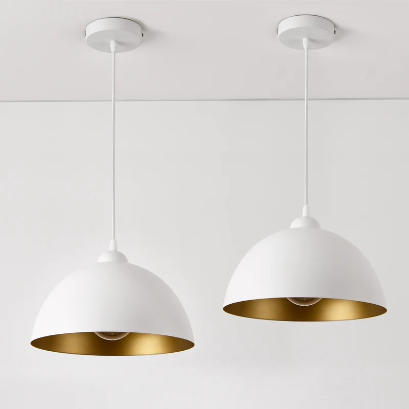 Set de 2 lámparas colgantes Toulon en varios colores lux.pro