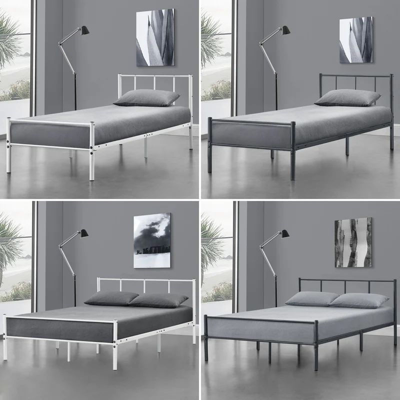 Cama de metal Laos en varios colores y tamaños en en.casa