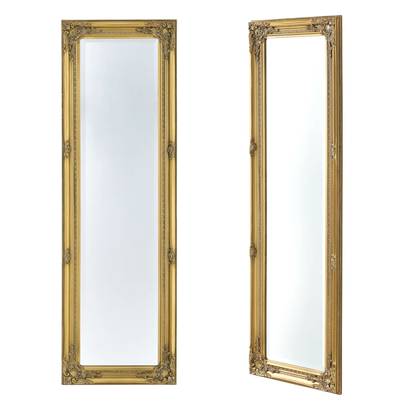 Espejo de Pared Livorno cuerpo entero de eucalipto 132 x 42 x 3,5 cm [en.casa]
