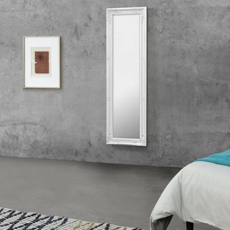 Espejo de Pared Livorno cuerpo entero de eucalipto 132 x 42 x 3,5 cm [en.casa]