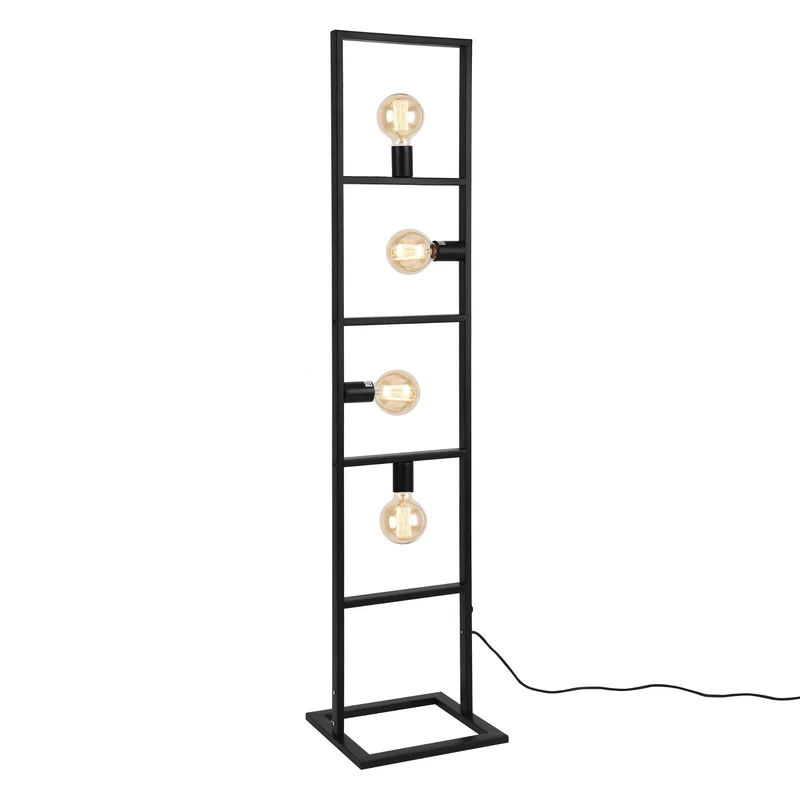 Lámpara de pie Plauen 142x31x31 cm Máx. 60W E27 lux.pro