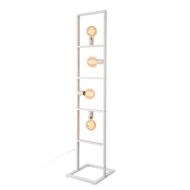 Lámpara de pie Plauen 142x31x31 cm Máx. 60W E27 lux.pro