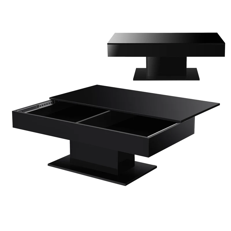 Mesa de centro Lünen aglomerado 40 x 110 x 60 cm - [en.casa]