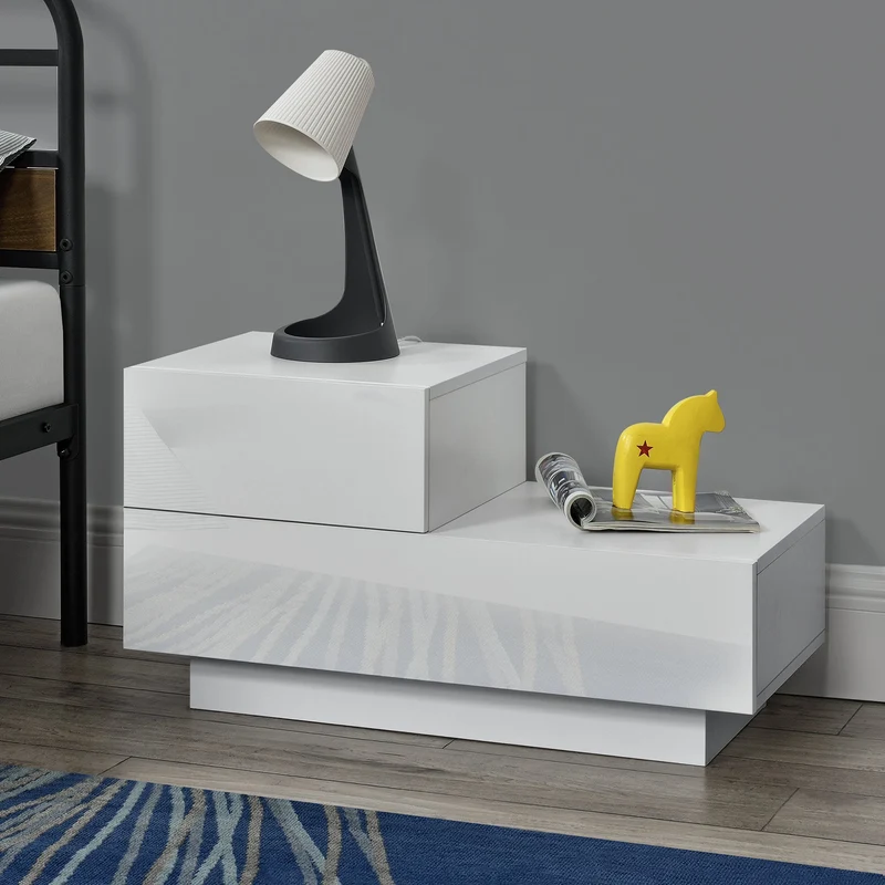Mesa auxiliar Sebokeng izquierda 38x70x35 cm en varios colores en.casa