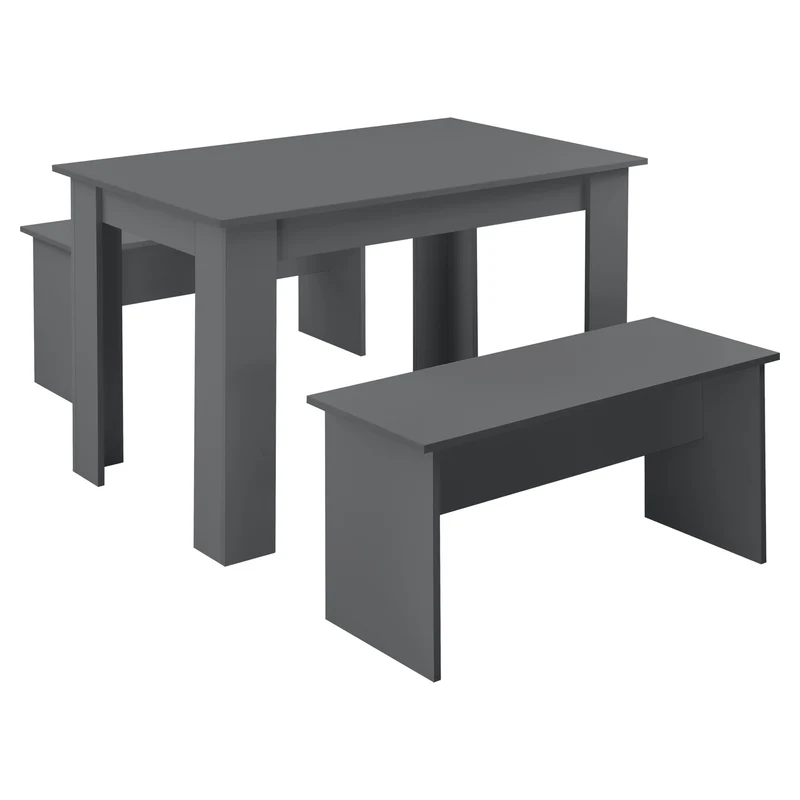 Conjunto de mesa y banco 110x70 cm en varios colores en.casa
