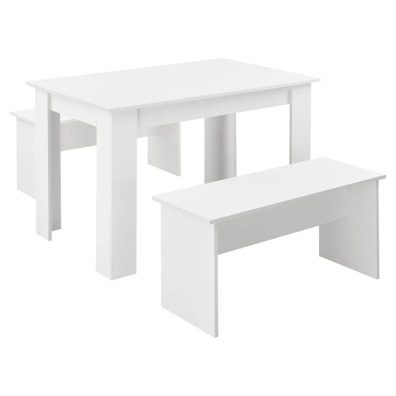 Conjunto de mesa y banco 110x70 cm en varios colores en.casa