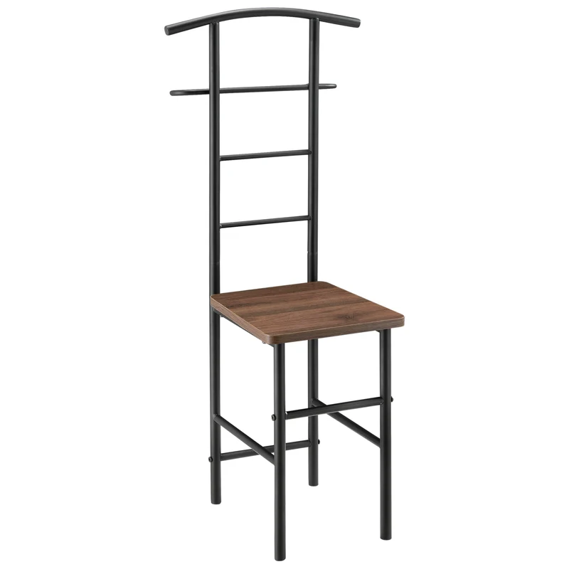 Silla de mayordomo Anaheim 107x45x45 cm con perchero en.casa