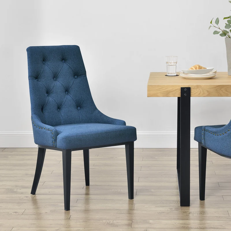 Silla de comedor Chester 100x53x60 cm [en.casa]
