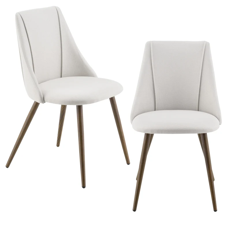 Set de 2 sillas tapizadas Danzig en varios colores en.casa