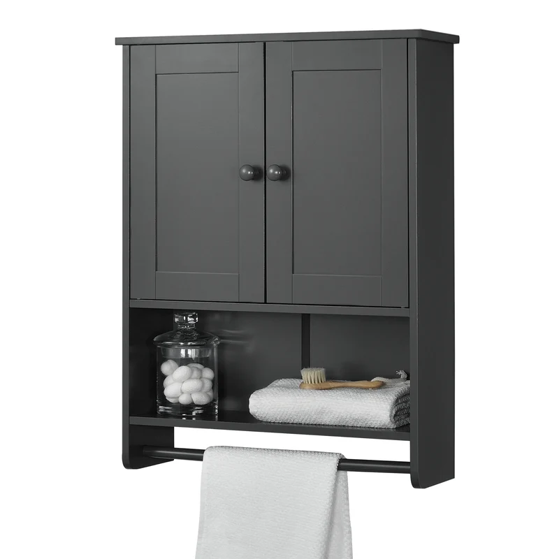 Armario de baño Steyr 65x49x15 cm con toallero MDF varios colores en.casa