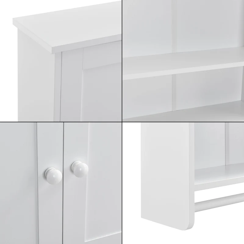 Armario de baño Steyr 65x49x15 cm con toallero MDF varios colores en.casa