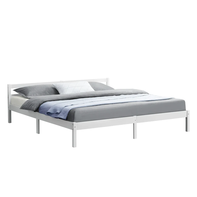 Cama de madera Nakkila varios colores y tamaños en.casa