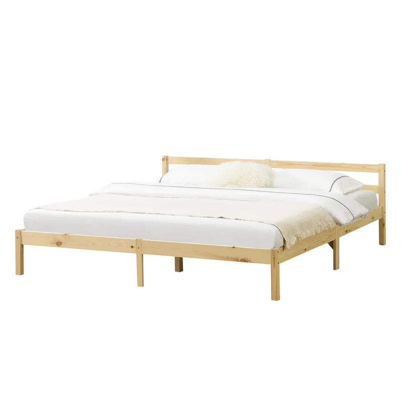 Cama de madera Nakkila varios colores y tamaños en.casa