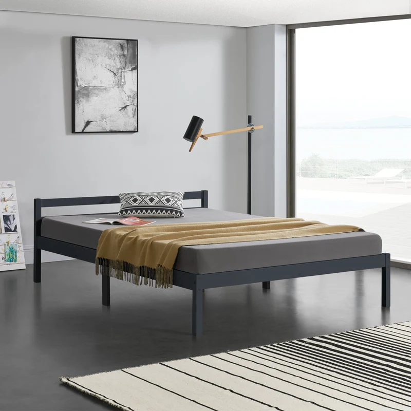 Cama de madera Nakkila varios colores y tamaños en.casa