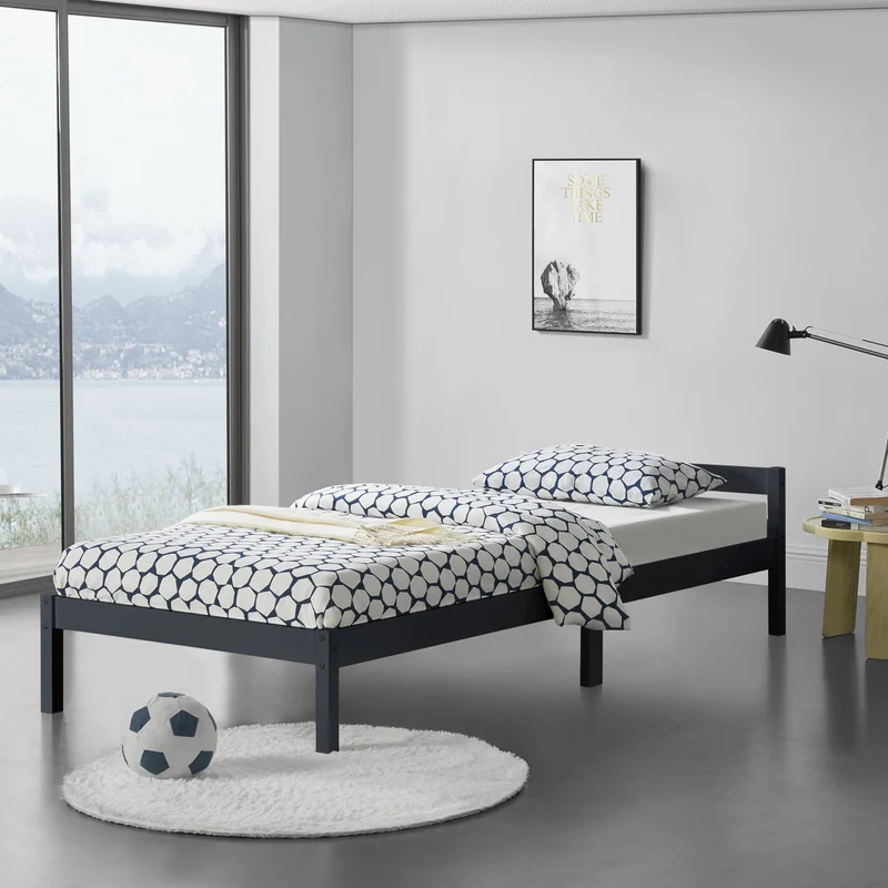 Cama de madera Nakkila varios colores y tamaños en.casa