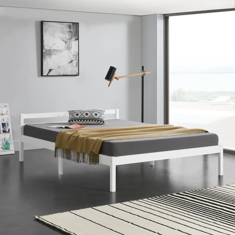 Cama de madera Nakkila varios colores y tamaños en.casa
