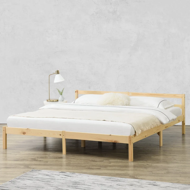 Cama de madera Nakkila varios colores y tamaños en.casa