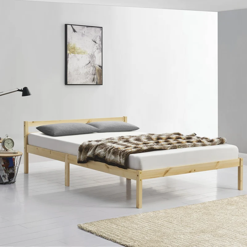 Cama de madera Nakkila varios colores y tamaños en.casa