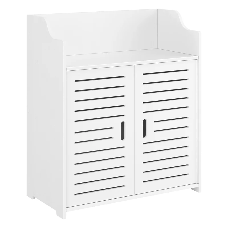 Armario de baño Trosa 72x60x32 cm WPC en.casa
