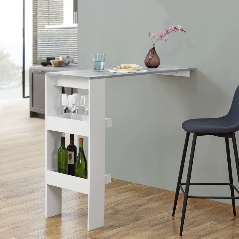 Mesa de bar Bromölla 120x45x106 cm varios colores en.casa