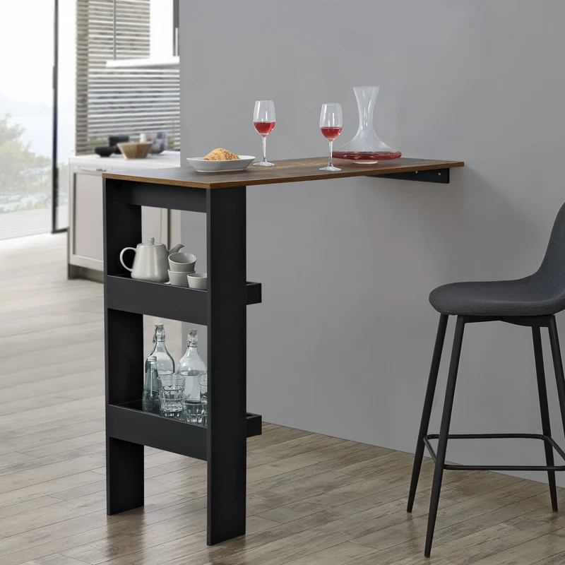 Mesa de bar Bromölla 120x45x106 cm varios colores en.casa