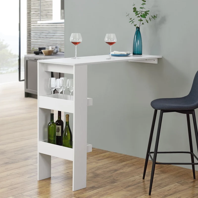 Mesa de bar Bromölla 120x45x106 cm varios colores en.casa